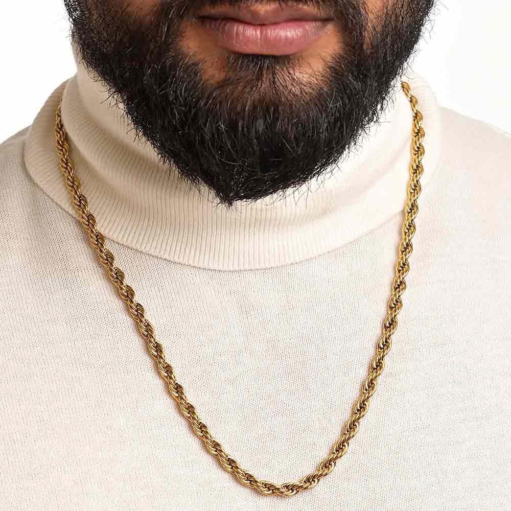 Mens Trending Lotus Chain With Free Gift
